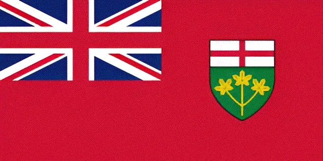 Canada 1 ontario flag