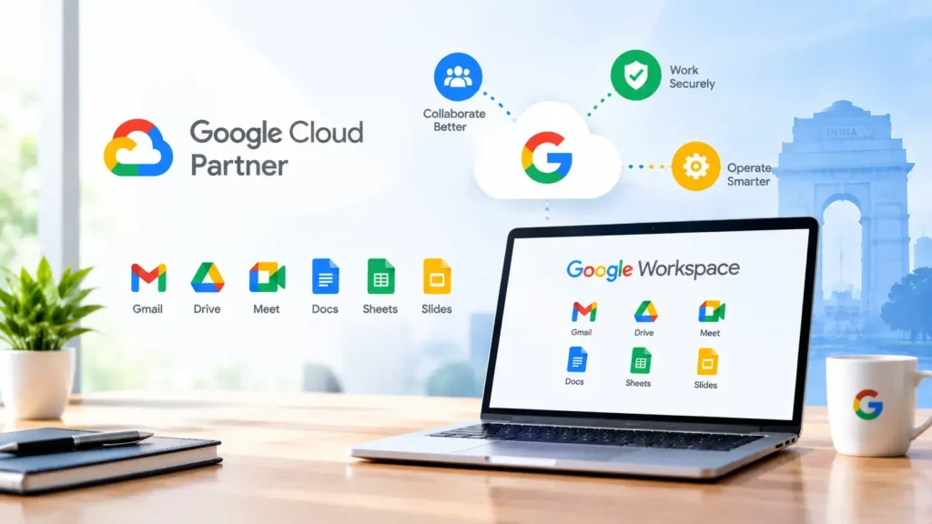 Google Workspace Cloud Partner in India helping businesses improve collaboration and productivity.